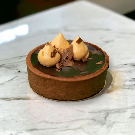 Individual Chocolate Caramel Tart