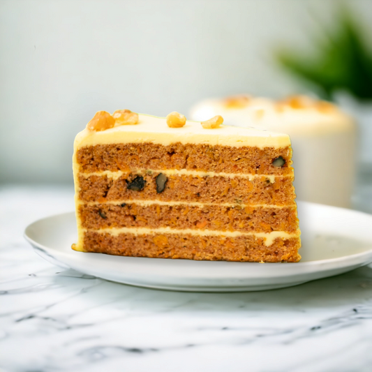 Individual Carrot Cake Slice
