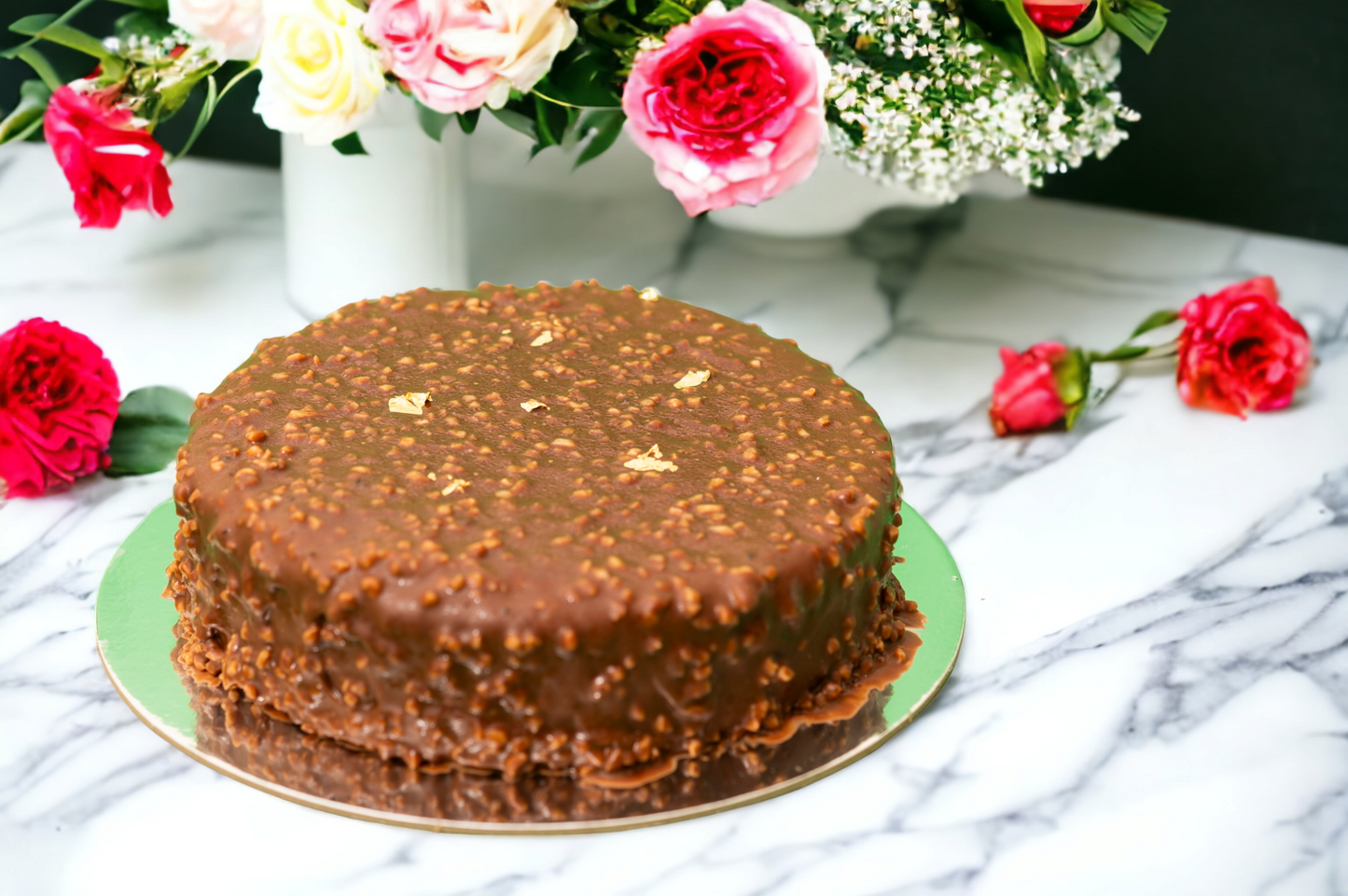 Hazelnut and Chocolate Mousse Cake