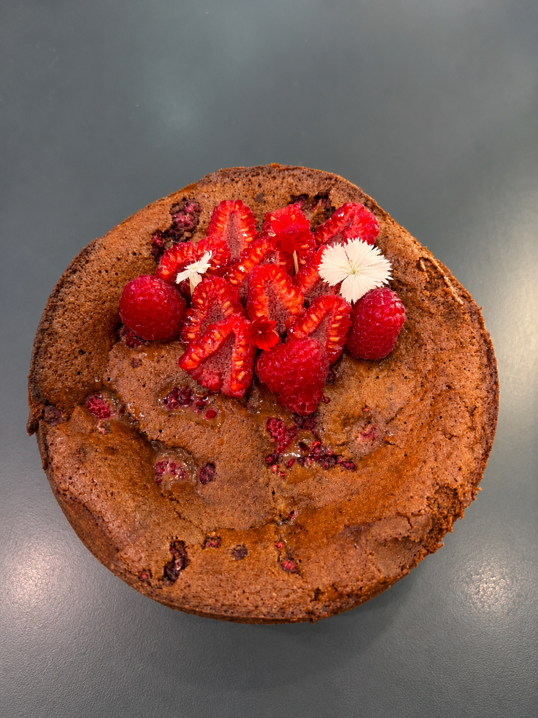 Flourless Chocolate & Raspberry  Cake