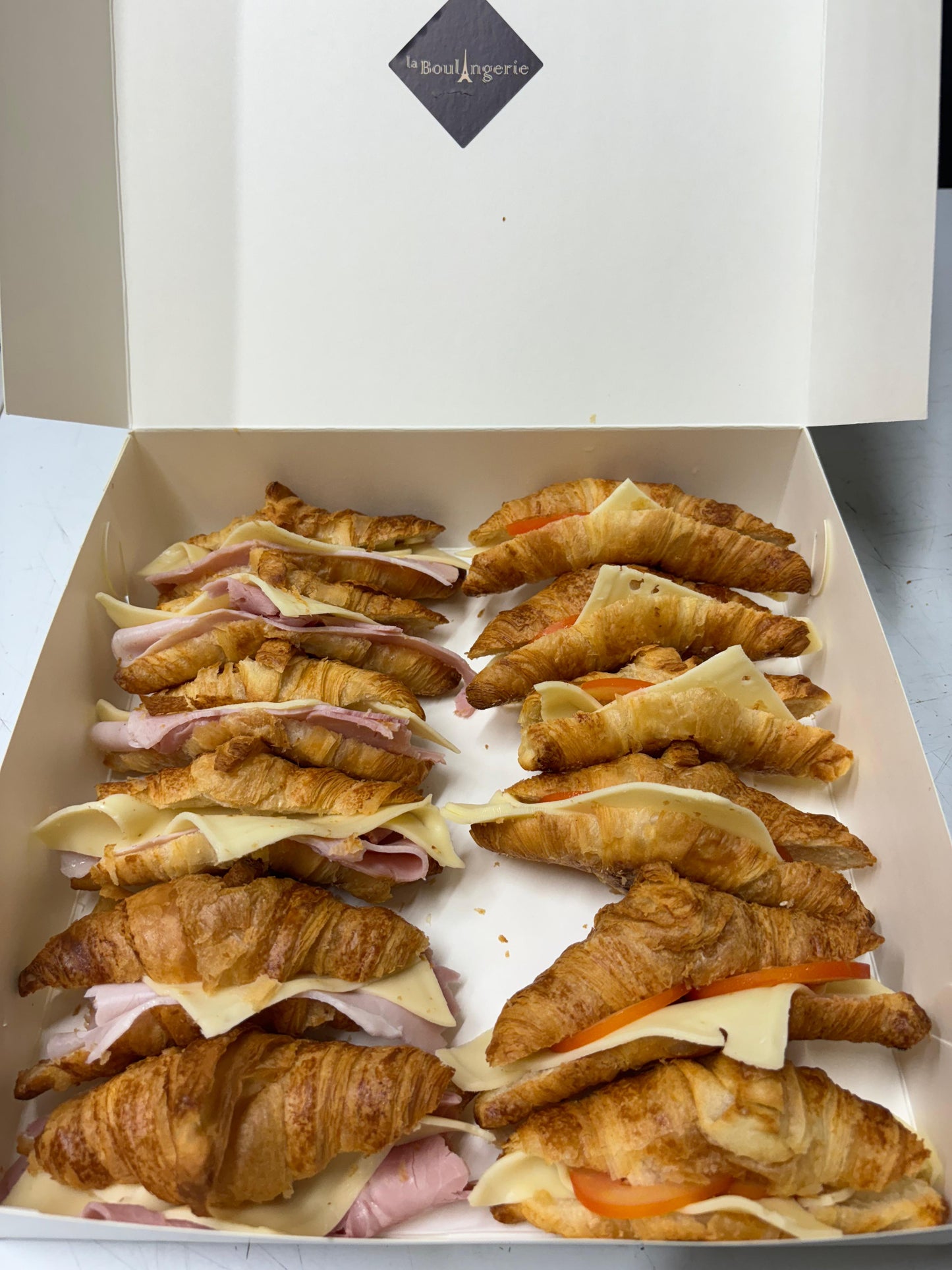 12 Mini Ham & Cheese Croissants