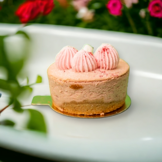 Individual Raspberry Cheesecake
