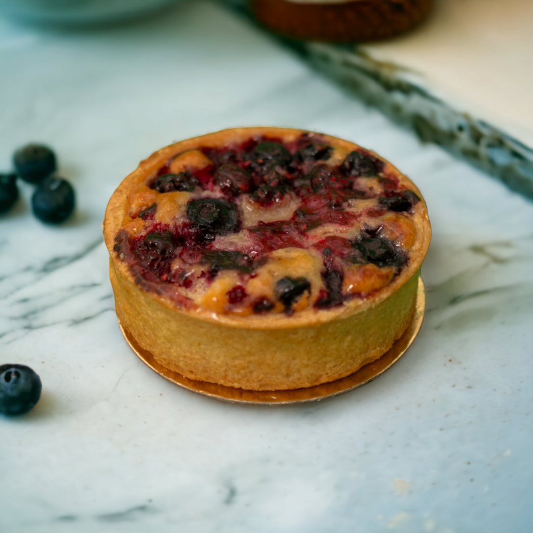 Baked Berry and Almond Tart